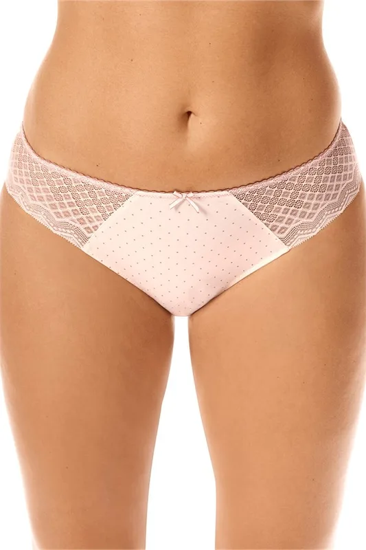 Anna Panty - light rose/dark mauve
