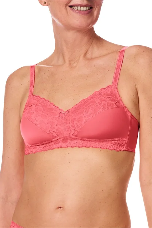 Glenda Wire-Free Bra - flamingo