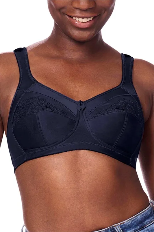 Isadora Wire-Free Bra - dark blue