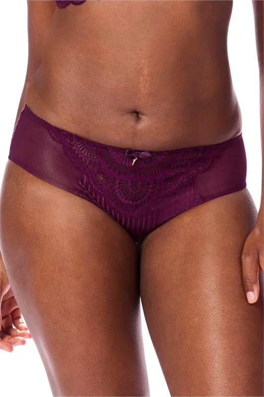 Karolina Panty - dark berry/sand