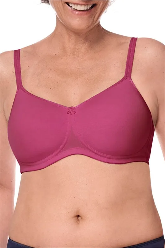 Mara Padded Wire-Free Bra - magenta