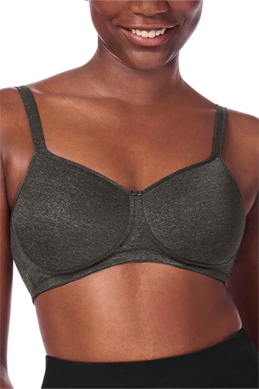 Melinda Padded Wire-Free Bra - dark grey melange