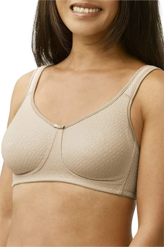 Mira Wire-Free Bra - light taupe