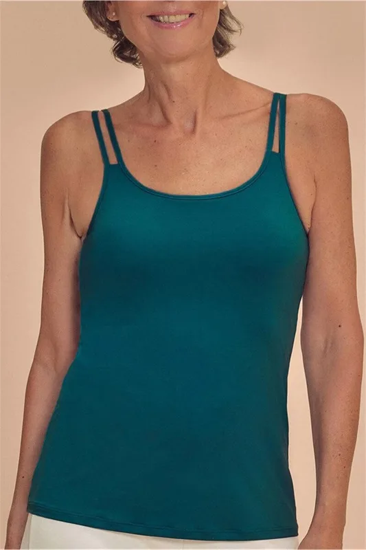 Valletta Top - deep emerald