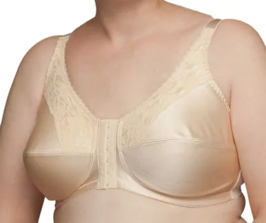 Nearly Me – Lace Front Closure Mastectomy Lumpectomy Pocket Bra for Silicone Breast Form Prosthesis Insert #670