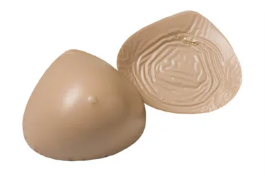 Nearly Me Mastectomy Breast Form Prosthesis | Lightweight Triangle Form with Nipple # 265